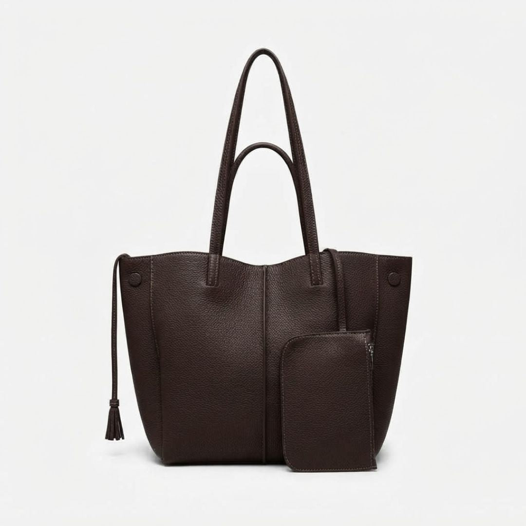 Cyme Junior Handbag - Dark Brown