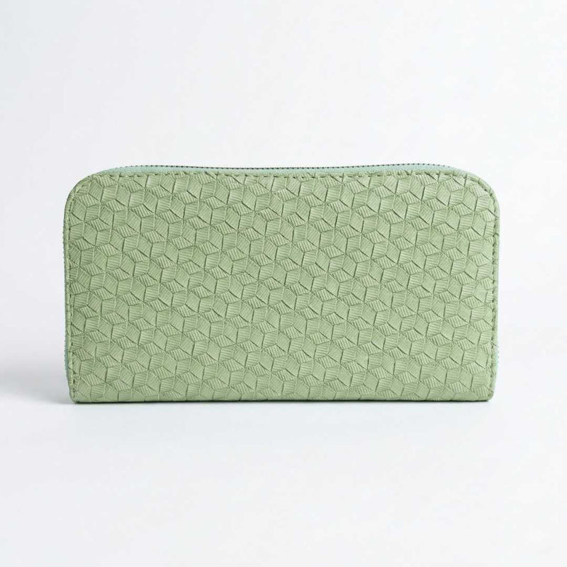 Ryndra Grid Wallet — Green