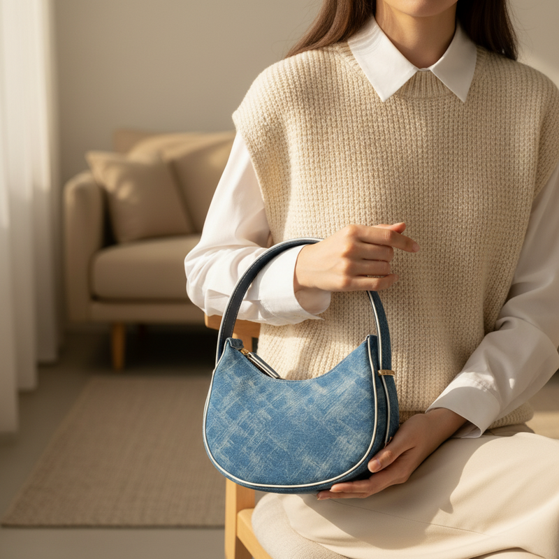 Ryndra Riva Shoulder Bag — Blue