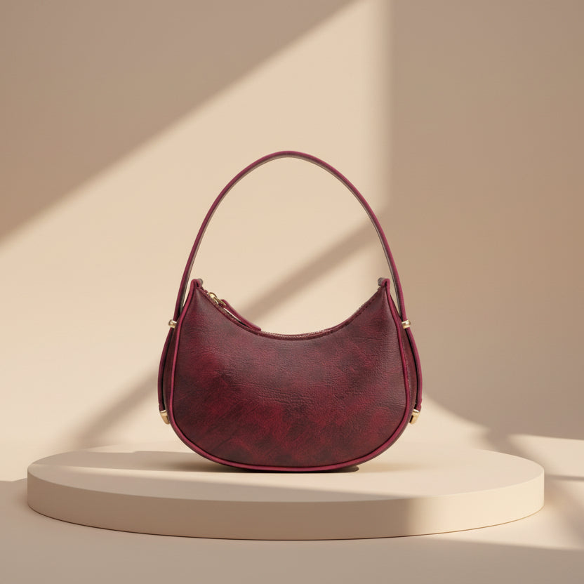 Ryndra Riva Shoulder Bag — Maroon