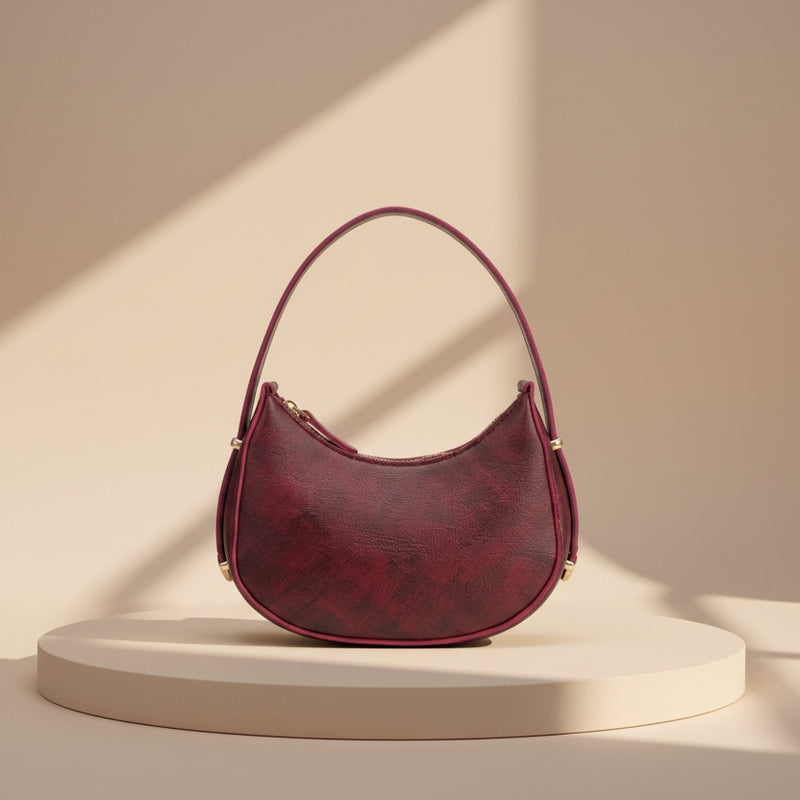 Ryndra Riva Shoulder Bag — Maroon