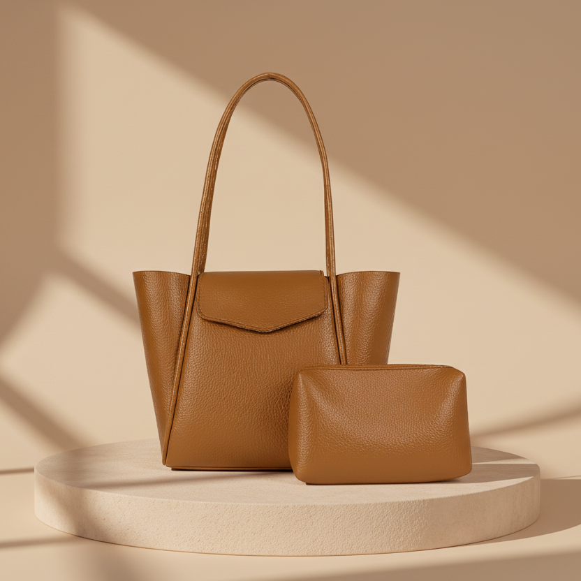 Ryndra Lyra Tote — Brown