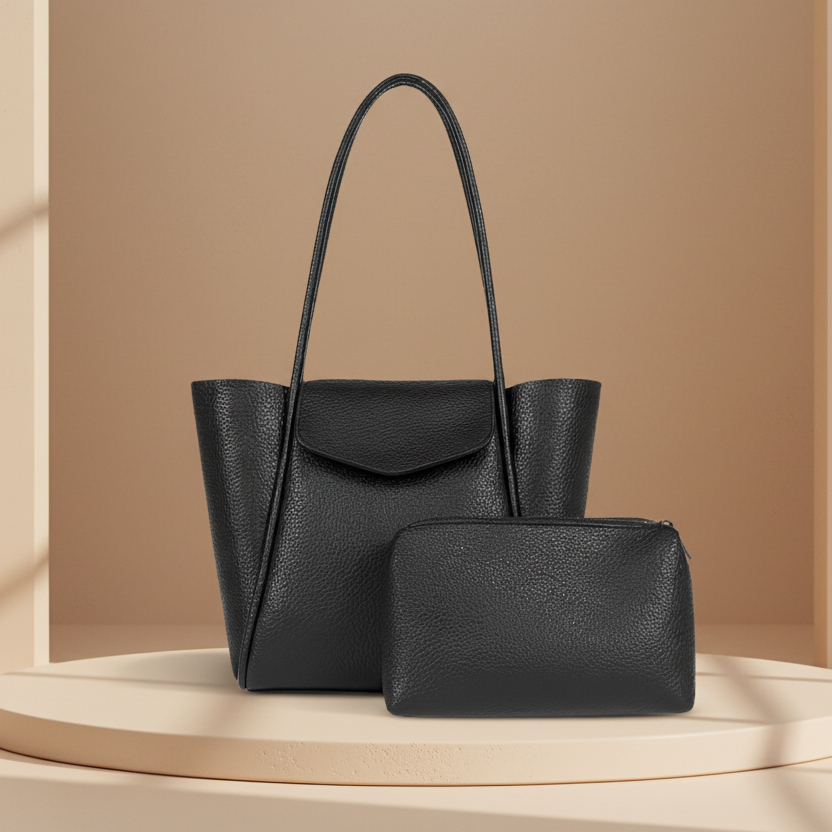 Ryndra Lyra Tote — Black