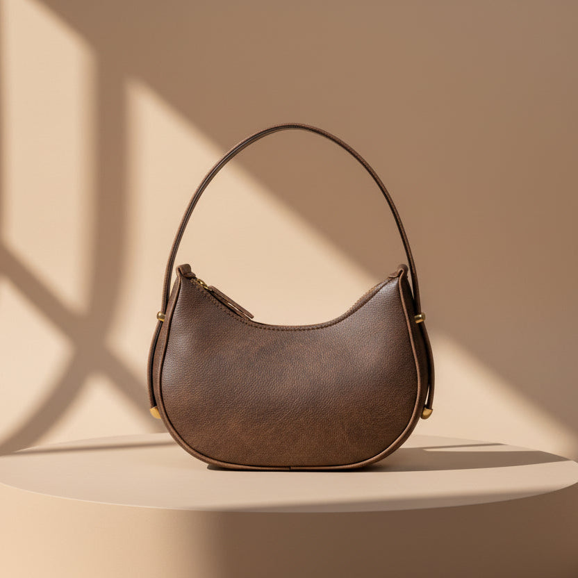Ryndra Riva Shoulder Bag — Dark Brown
